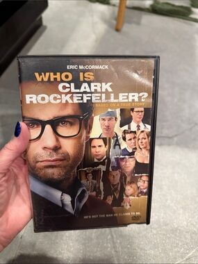 Who Is Clark Rockefeller? DVD - Yellow, White, Black Cover